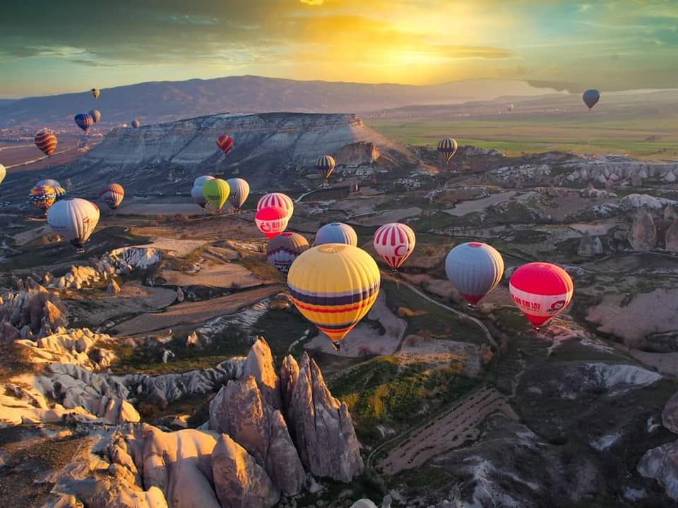 Am zburat cu balonul în Cappadocia